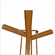 Pojízdný věšák, bambus, šířka 60cm, VIKIR TYP 1