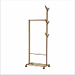 Pojízdný věšák, bambus, šířka 60cm, VIKIR TYP 1