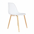 Židle, bílá / přírodní, SINTIA