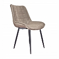 Židle, šedohnědá taupe / černá, Sarin