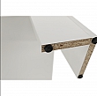 Konferenční stolek MZ17, bílá/dub grand, LEON