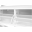 Botník, 4-řadový, bílá, SEBER TYP 5