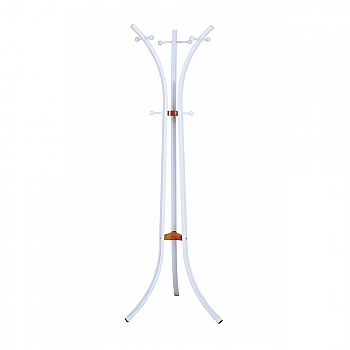 Věšák, bílá, CALVIN