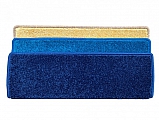 Nášlapy na schody Eton Lux (půlkruh-obdélník) - Eton Lux tmavě modrý 24 x 65 cm půlkruh - SLEVA