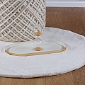 Kusový koberec Cha Cha 535 cream - Kulatý 80 cm průměr