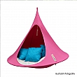 Závěsné houpací křeslo, zelená, KLORIN NEW KIDS CACOON HAMMOCK