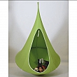 Závěsné houpací křeslo, zelená, KLORIN NEW KIDS CACOON HAMMOCK
