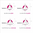 Závěsné houpací křeslo, světle šedá, KLORIN NEW KLASIK CACOON HAMMOCK