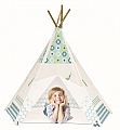 Dětské tepee design tyrkys