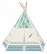Dětské tepee design tyrkys