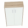 Kancelářská skříňka, dub sonoma/bílá, JOHAN 2 NEW 13 JH033