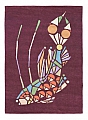 Moderní kusový koberec Ted Baker Emerging Fish burgundy 160500 Brink&Campman