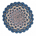 Moderní kusový koberec Ted Baker Masquerade blue 160008 kruh - 200 - Brink & Campman - 