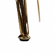 Lavice ve stylu Art-deco, béžová Velvet látka / gold chrom-zlatý, NOBLIN