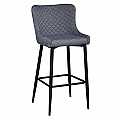 Barová židle, šedá/černá, CEZARIA