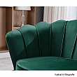 Lavice ve stylu Art-deco, smaragdová Velvet látka / gold chrom-zlatý, NOBLIN