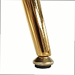 Lavice ve stylu Art-deco, smaragdová Velvet látka / gold chrom-zlatý, NOBLIN