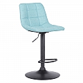 Barová židle, mentolová / černá, LAHELA