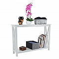 Konzolový stolek, bílá, APOLOS
