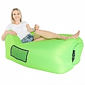 Nafukovací sedací vak/lazy bag, zelená, LEBAG