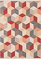 Moderní kusový koberec Cube 045.069.990, barevný - Ligne pure