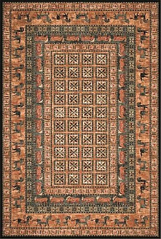 Perský kusový koberec Kashqai 4301/500, hnědý Pazyryk - Osta
