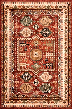 Perský kusový koberec Kashqai 4306/300, červený - Osta