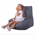 Sedací vak, šedá, LAPIN