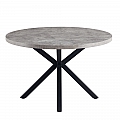 Jedálenský stůl, betón / čierna, MEDOR