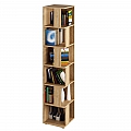Rohový regál, dub sonoma, KORIND