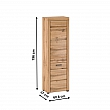 Předsíňová skříň, dub apalačský, PUSAN V