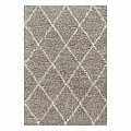 Kusový koberec Alvor shaggy 3401 beige - Kruh průměr 120 cm