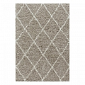 Kusový koberec Alvor shaggy 3401 beige - Kruh průměr 160 cm