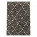 Kusový koberec Alvor shaggy 3401 taupe - Kruh průměr 120 cm