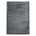 Kusový koberec Fluffy shaggy 3500 light grey - Kruh průměr 80 cm