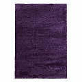 Kusový koberec Fluffy shaggy 3500 lila - Kruh průměr 120 cm