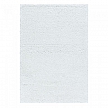 Kusový koberec Fluffy shaggy 3500 white - Kruh průměr 80 cm