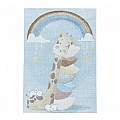 Dětský koberec Lucky 3612 blue - Kruh průměr 160 cm