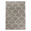 Kusový koberec Salsa shaggy 3201 beige - Kruh průměr 120 cm