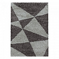 Kusový koberec Tango shaggy 3101 taupe - 80 x 250 cm