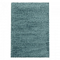 Kusový koberec Sydney shaggy 3000 aqua - Kruh průměr 160 cm