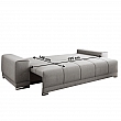 Rozkládací pohovka, světle šedá, KEVAN BIG SOFA
