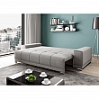 Rozkládací pohovka, světle šedá, KEVAN BIG SOFA