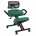 Ergonomická klekačka, zelená/černá, RUFUS