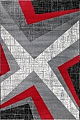 Kusový koberec Warner 1180A red - 190 x 280 cm