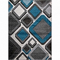 Kusový koberec Wilmer 5801A šedo-modrý