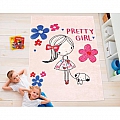Dětský koberec Pretty girl - Dětský koberec Pretty girl