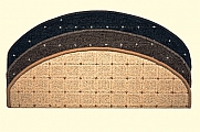 Nášlapy na schody Udinese (půlkruh-obdélník) - Udinese antra 28 x 65 cm půlkruh