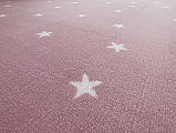 Dětský koberec Hvězdička růžová