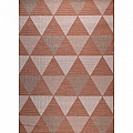 Kusový koberec Flat 21132 ivory/silver/coral - 120 x 170 cm